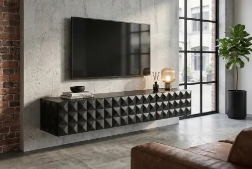 TV-skrinka 47768 Vulcano 160cm Drevo Mango - Komfort-nábytok