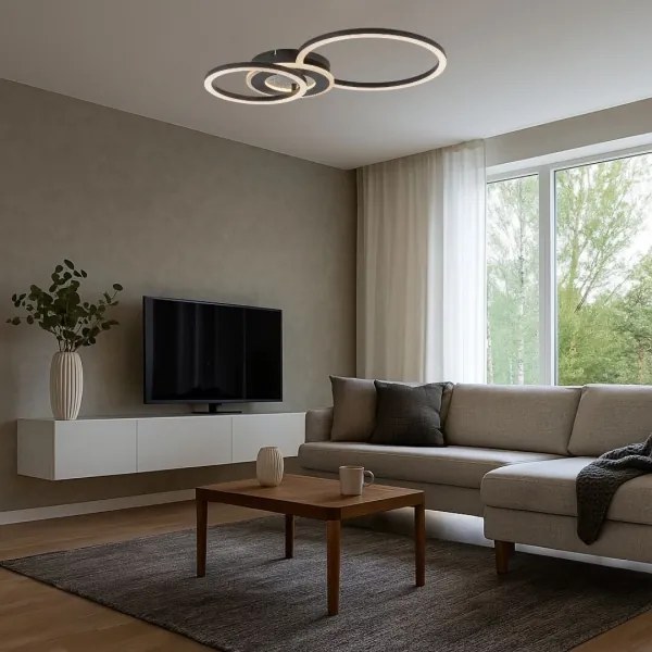 Rabalux 71485 - stmievateľné LED stropné svietidlo LUREO LED/24W/230V 3000-6500K 46x33 cm + diaľkové ovládanie