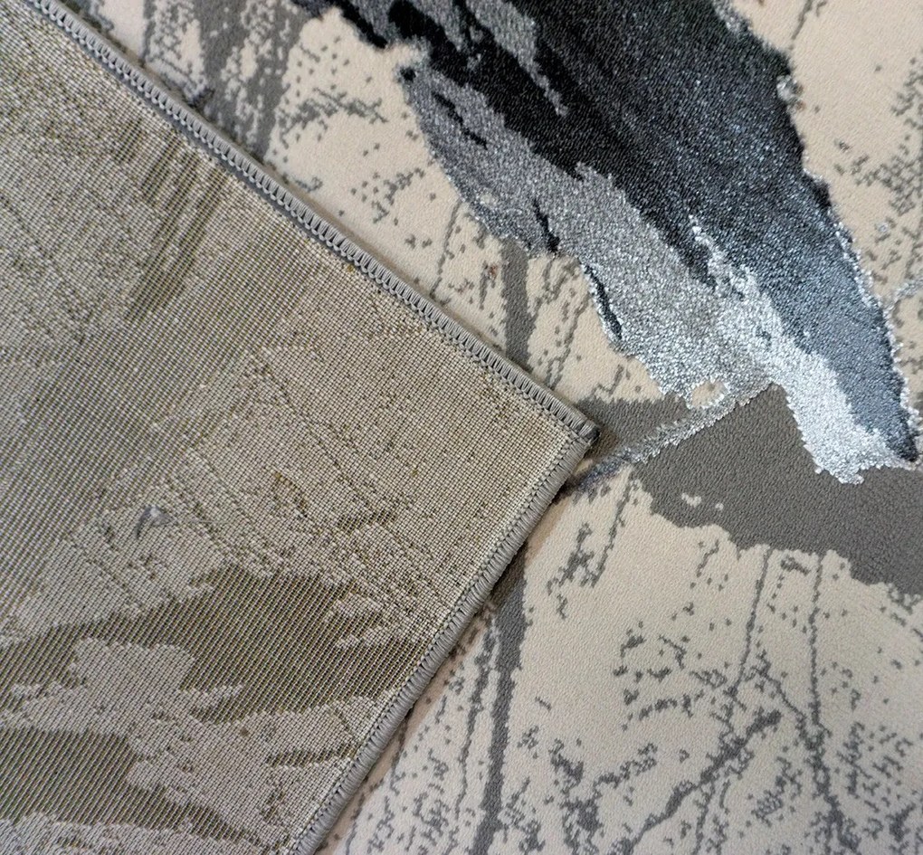 BE Koberec Allianz 6310 GREY – sivý obdĺžnikový Rozmer: 60x100 cm