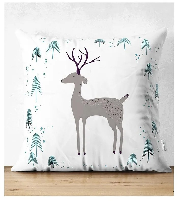 Súprava 4 vianočných obliečok na vankúš a behúň na stôl Minimalist Cushion Covers Winter Wonderland