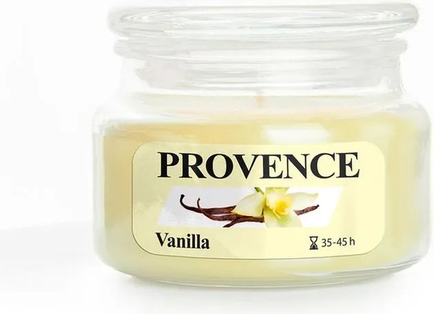 Sviečka v skle s viečkom VANILKA 200 g
