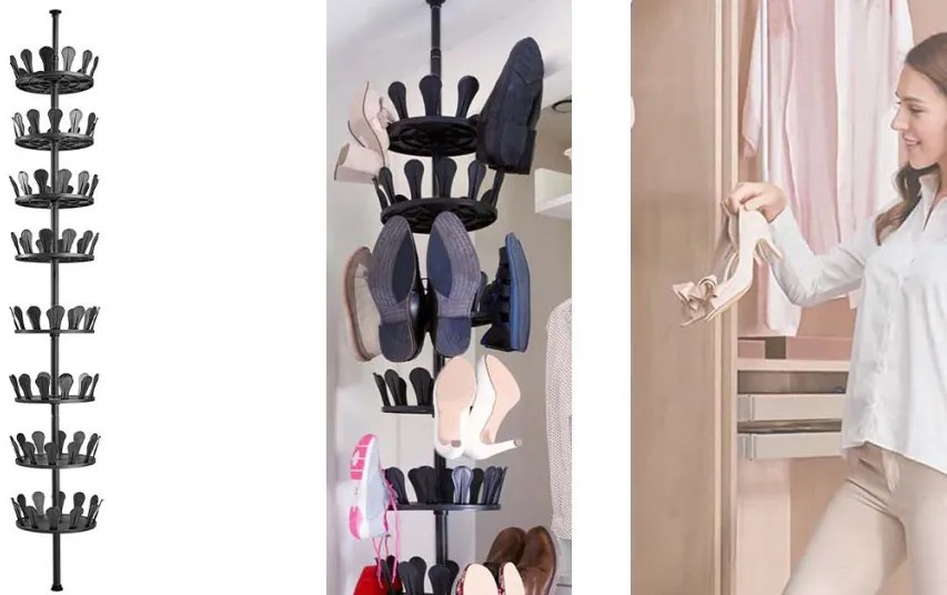 Teleskopický stojan na topánky