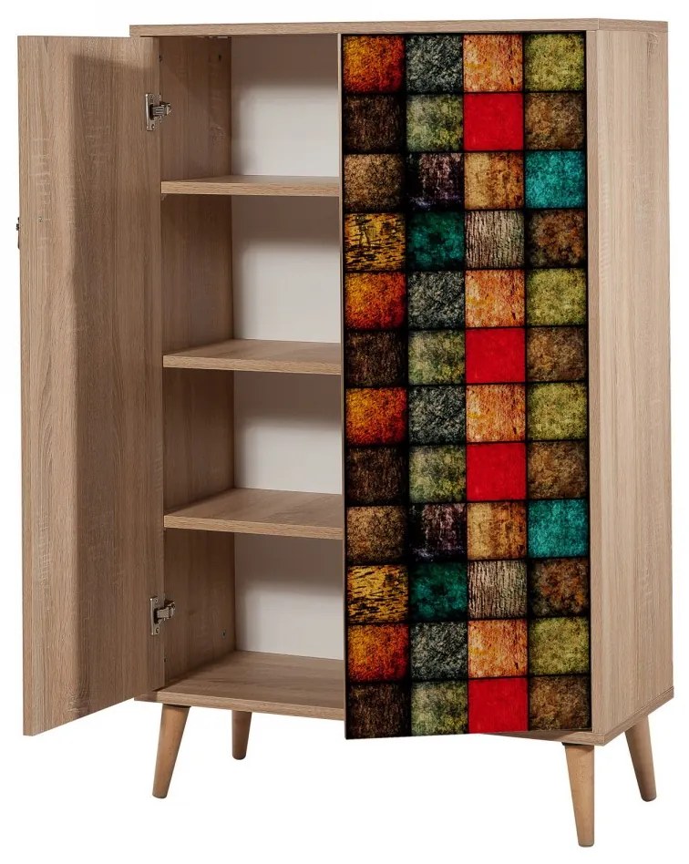 Komoda Multibox 80 cm viacfarebná