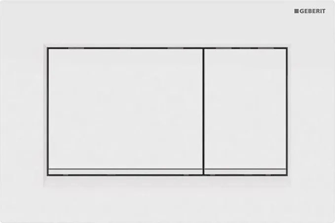 Geberit 115.883.11.1 - Splachovacie tlačidlo Sigma30 24,6x16,4 cm biela