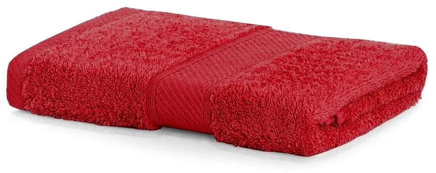 Červený uterák DecoKing Bamby, 50 × 100 cm