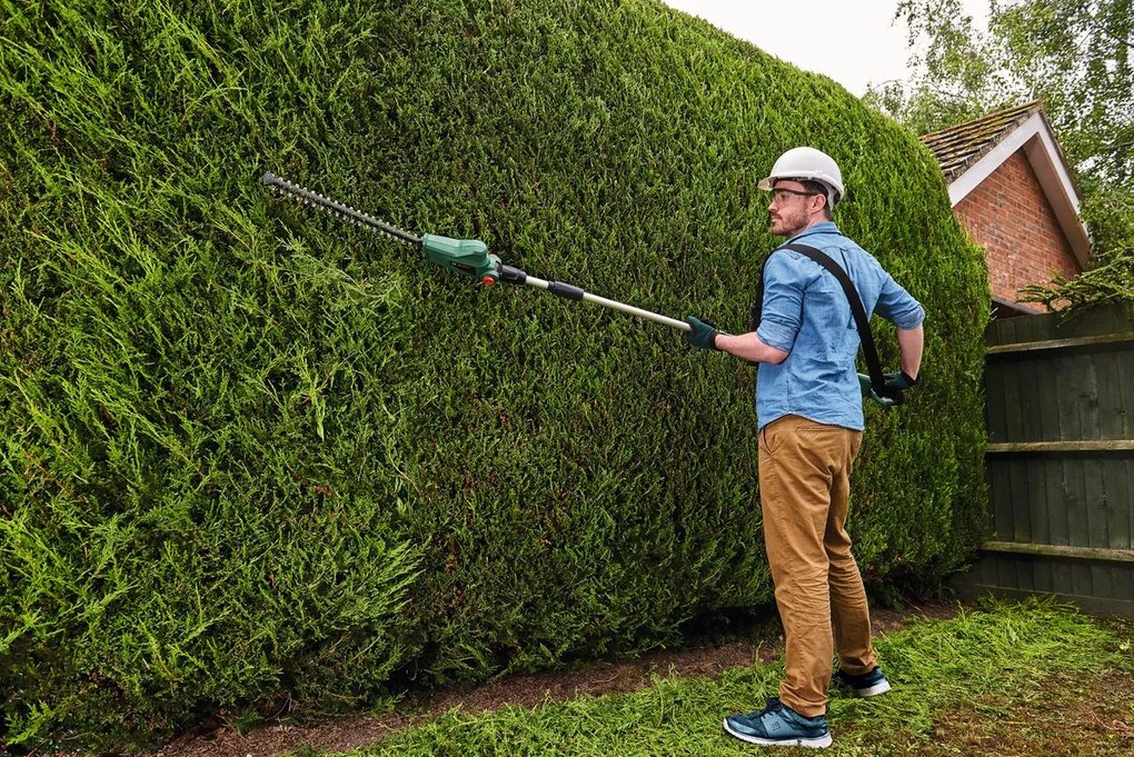 Bosch Aku nožnice na živý plot UniversalHedgePole 18, 18V, bez akumulátora, 43 cm