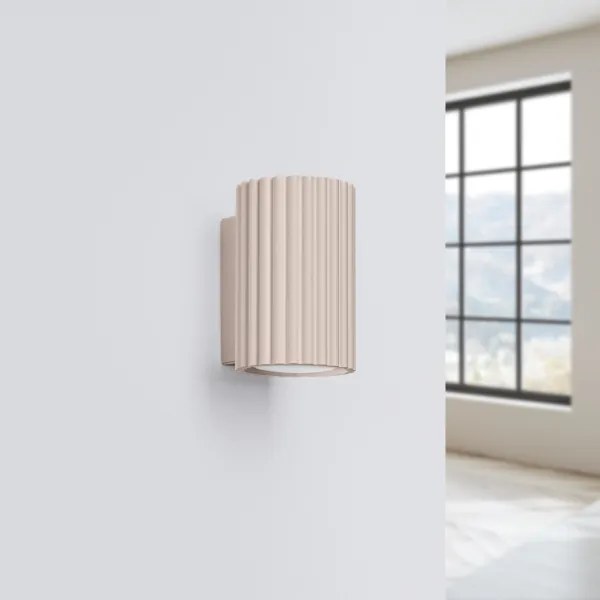 BRILAGI - LED nástenné svietidlo CRESTO 1xGU10/10W/230V 10 cm taupe