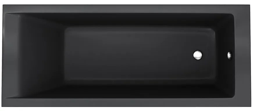 Vaňa AQM 170x70 čierna matná
