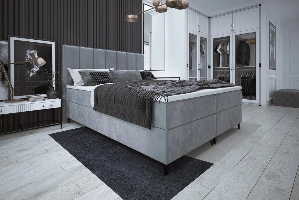 IVETTE 2 MANŽELSKÁ POSTEĽ 160X200 + 2 x MATRAC + TOPPER