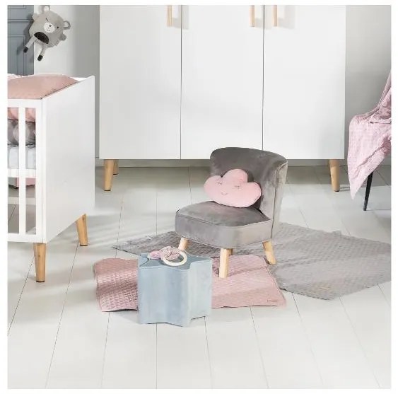 roba Detské kreslo (scandi, sivá)  (100397115)