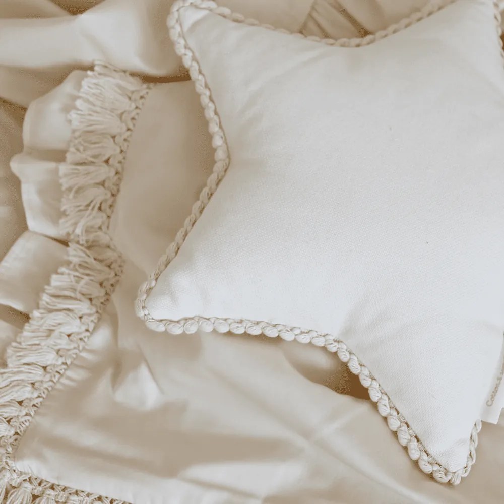 Boho obliečky Junior vanilka 100x135cm