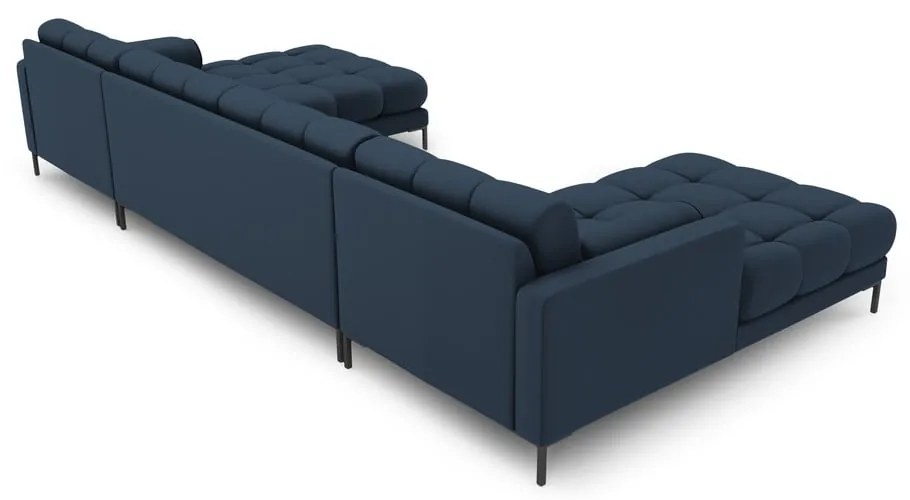 Modrá rohová pohovka do "U" Bali – Cosmopolitan Design