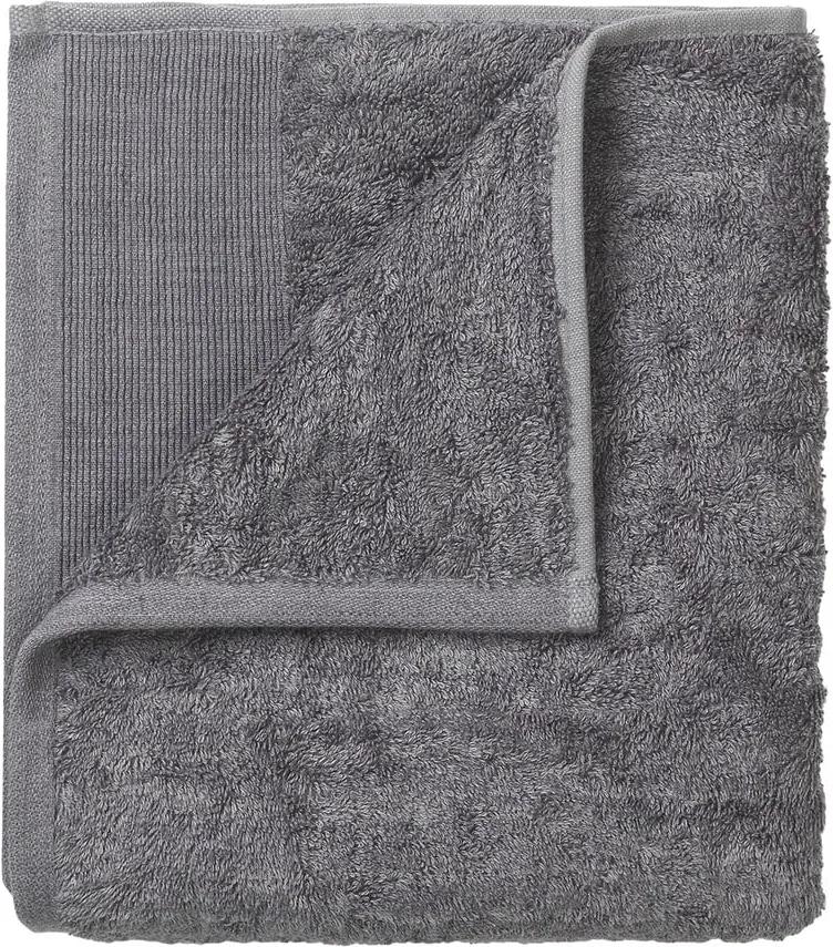 Sada 4 tmavosivých bavlnených uterákov Blomus, 30 x 30 cm