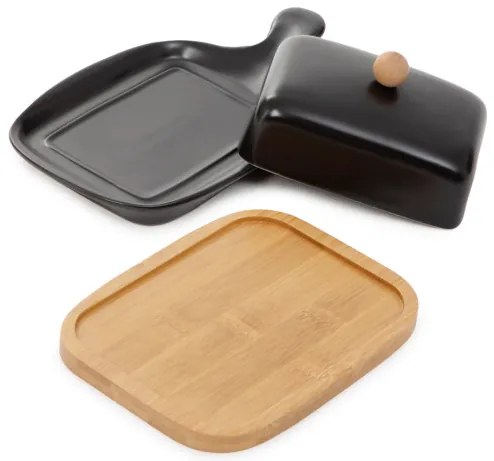 Dóza na maslo FINCAN 869704 čierna