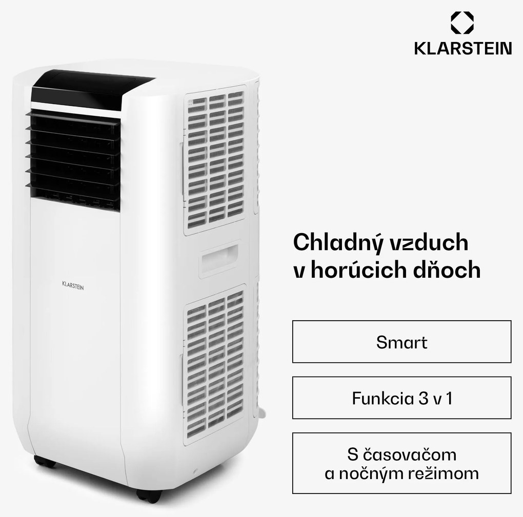 Klarstein Max Breeze Smart, mobilná klimatizácia, 15000 BTU/4,4 kW, A