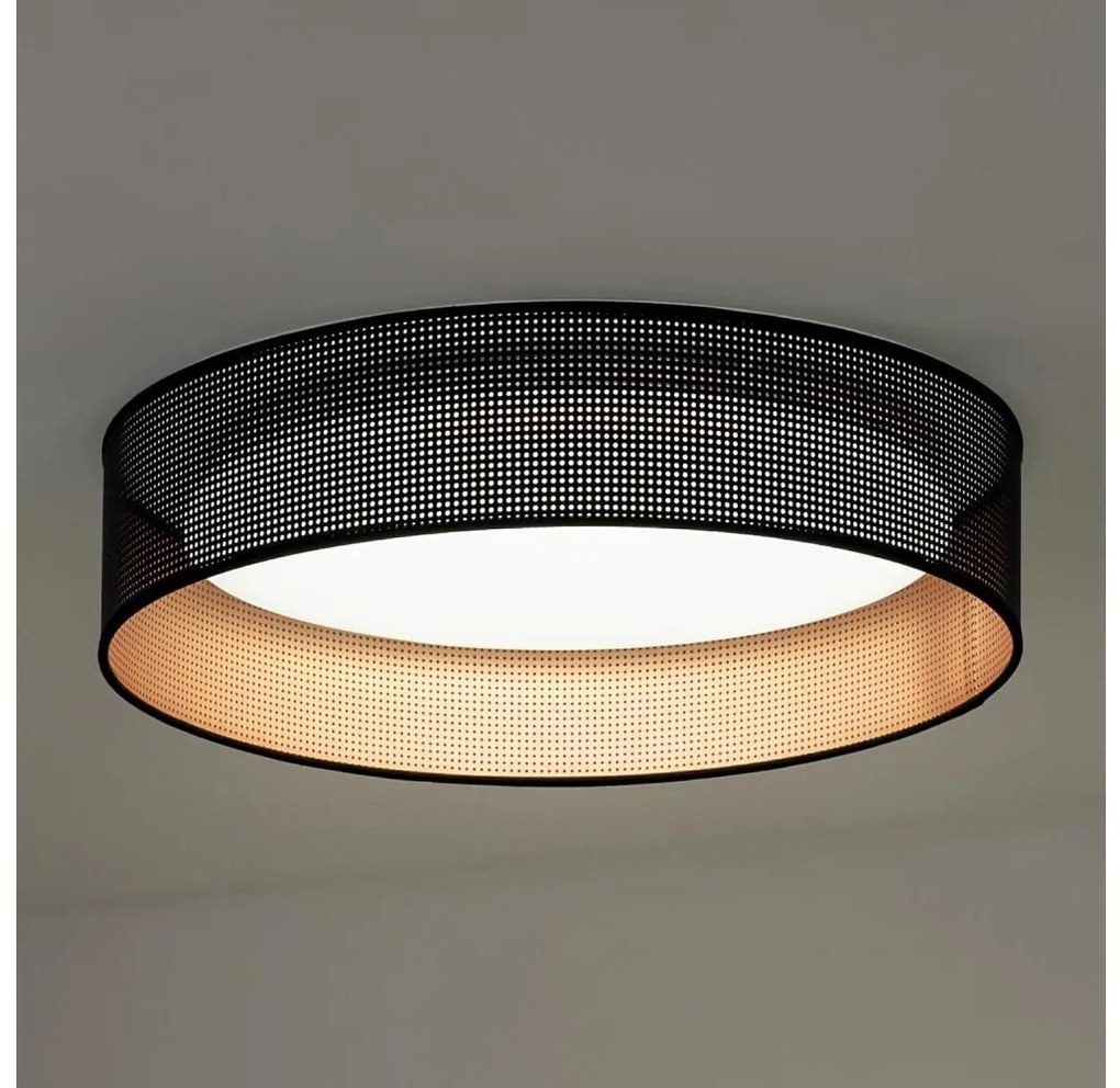 Duolla - LED Stropné svietidlo ROLLER LED/24W/230V pr. 45 cm čierna/medená DU605380