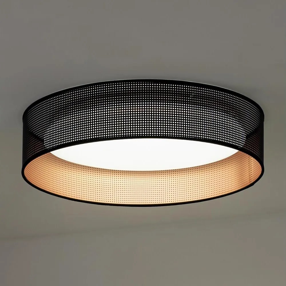 Duolla - LED Stropné svietidlo ROLLER LED/24W/230V pr. 45 cm čierna/medená