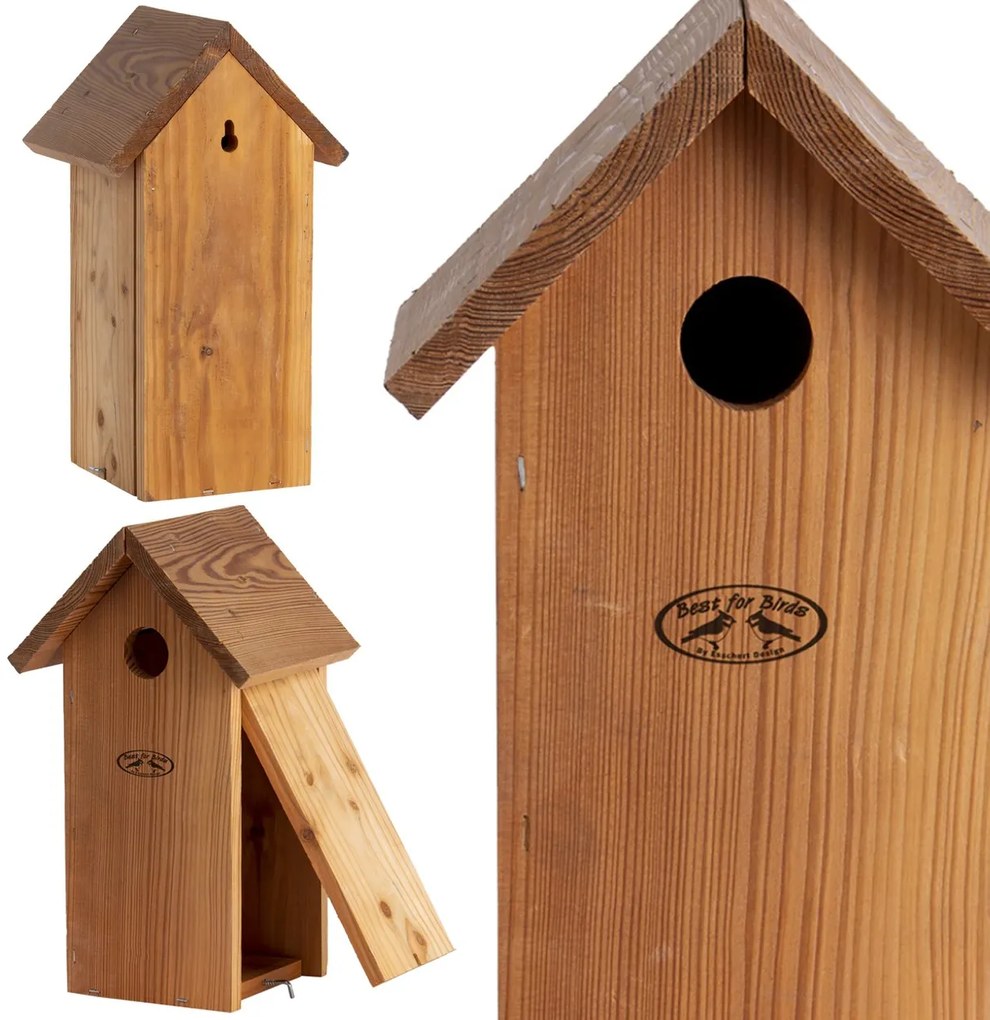 Vtáčia búdka Sisi, 30x17x14,5 cm, drevo, hnedá