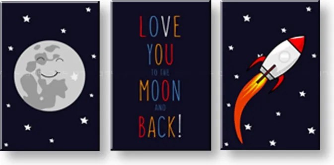 Obraz na stenu PRE DETI XOBKID004E3