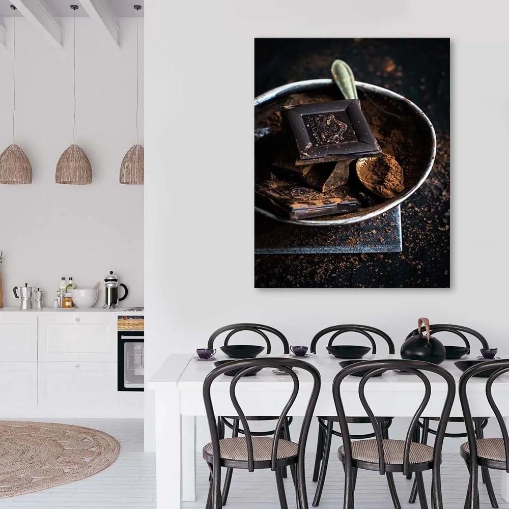 Obraz na plátně Čokoláda Kakao - 60x90 cm