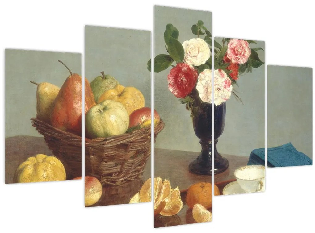 Obraz - Henri Fantin-Latour, Still  Life, reprodukcia (150x105 cm)