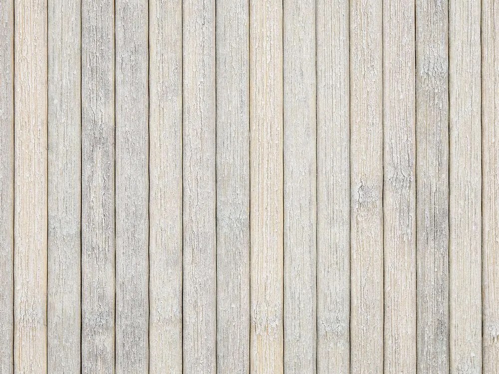 Bambusový kôš s vekom svetlosivý KALTHOTA Beliani