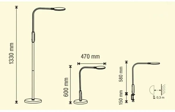 LED Stmievateľná lampa 3v1 LED/12W/230V čierna CRI 90 + diaľkové ovládanie