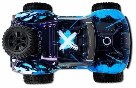 Overmax - RC auto na diaľkové ovládanie X-HOOLIGAN 3xAA/1800 mAh modro-čierne