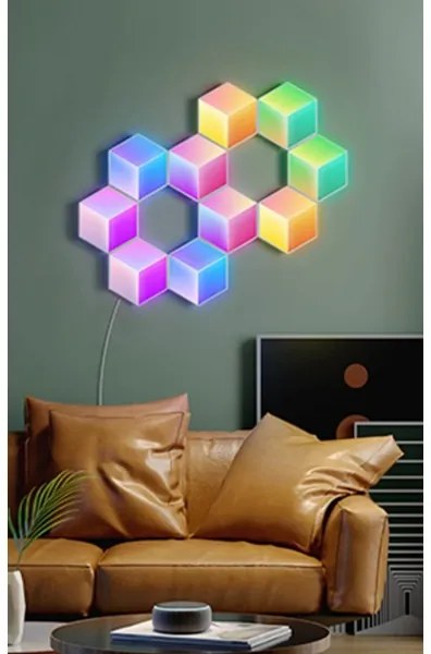 Govee - SADA 10x LED Svietidlo Glide Hexa Pro LED Smart RGBIC Wi-Fi