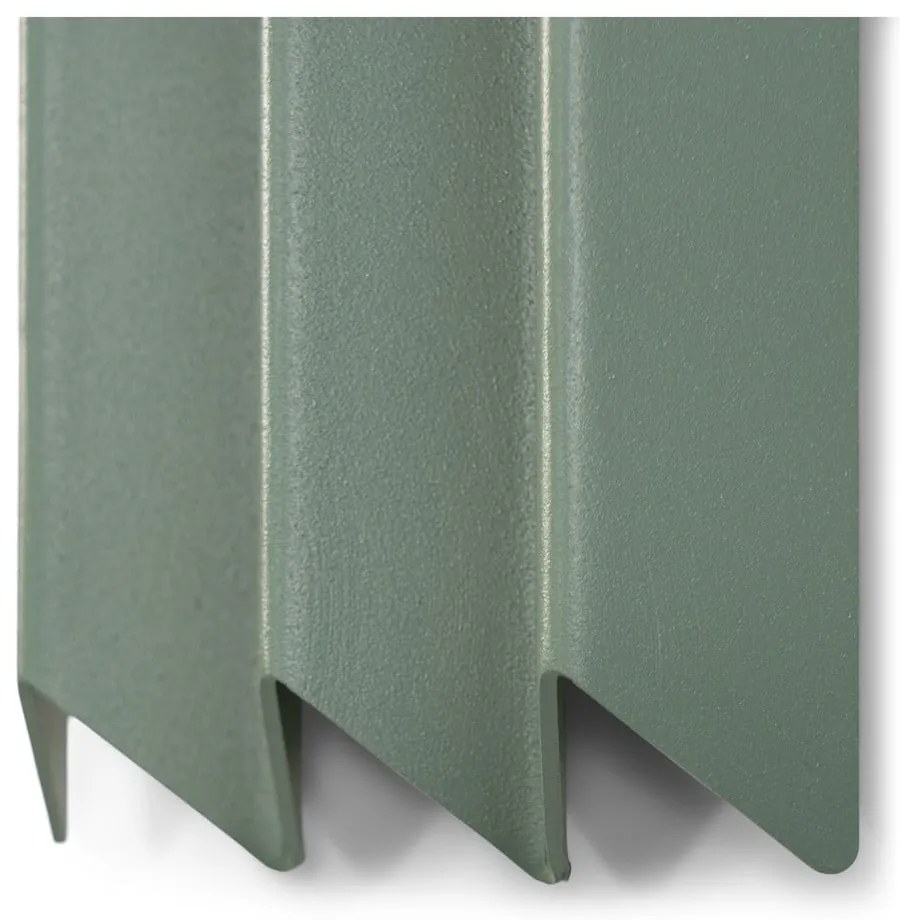 Sivozelený kovový nástenný vešiak 13 cm Sensu – Spinder Design