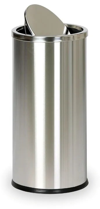 Kancelársky odpadkový kôš, 607 x 300 x 300 mm, matný nerez