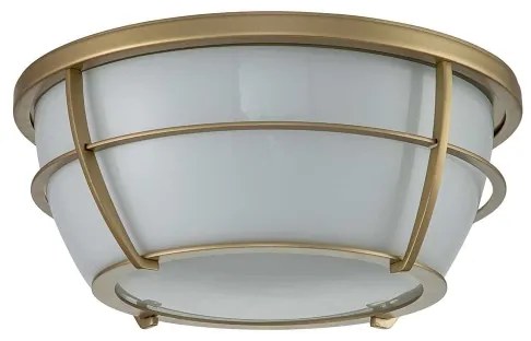 Quoizel QZ-CHANCE-F-PNBR- Kúpeľňové stropné svietidlo CHANCE 2xE27/60W/230V IP44