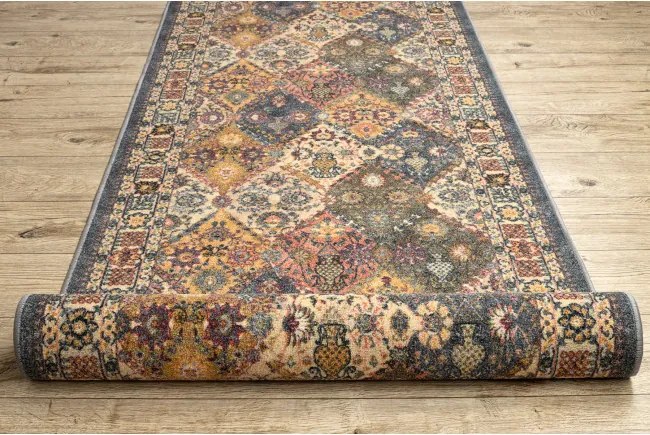 Protišmykový behúň MODERN CLASSIC 19 béžový / sivý - Výpredaj