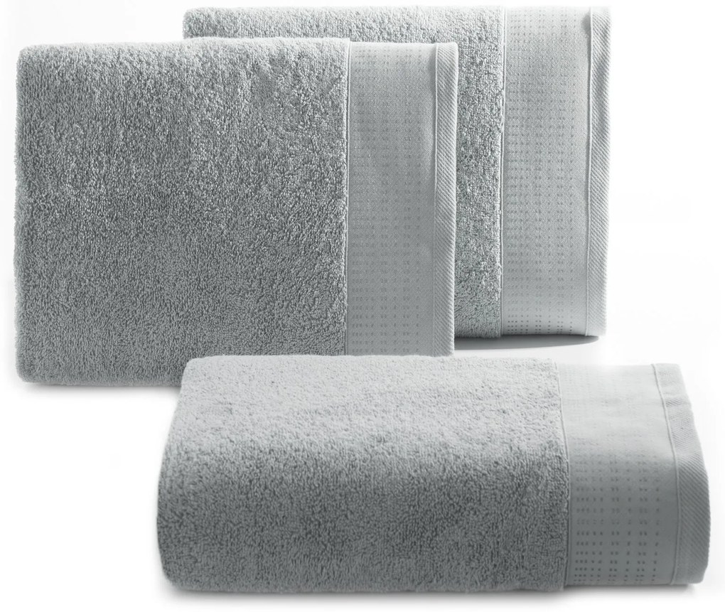 BAVLNENÝ UTERÁK STELLA 50X90 CM SIVÁ