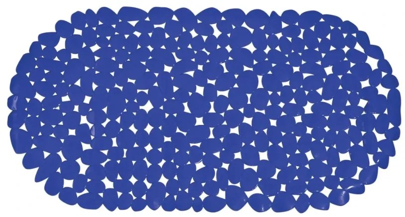 Spirella Protiskluzová podložka do vany GALETS,tmavě modrá, 99 x 39 cm