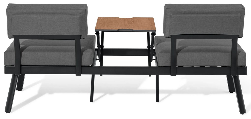 2 v 1 pohovkové ležadlo s výklopným stredovým stolom