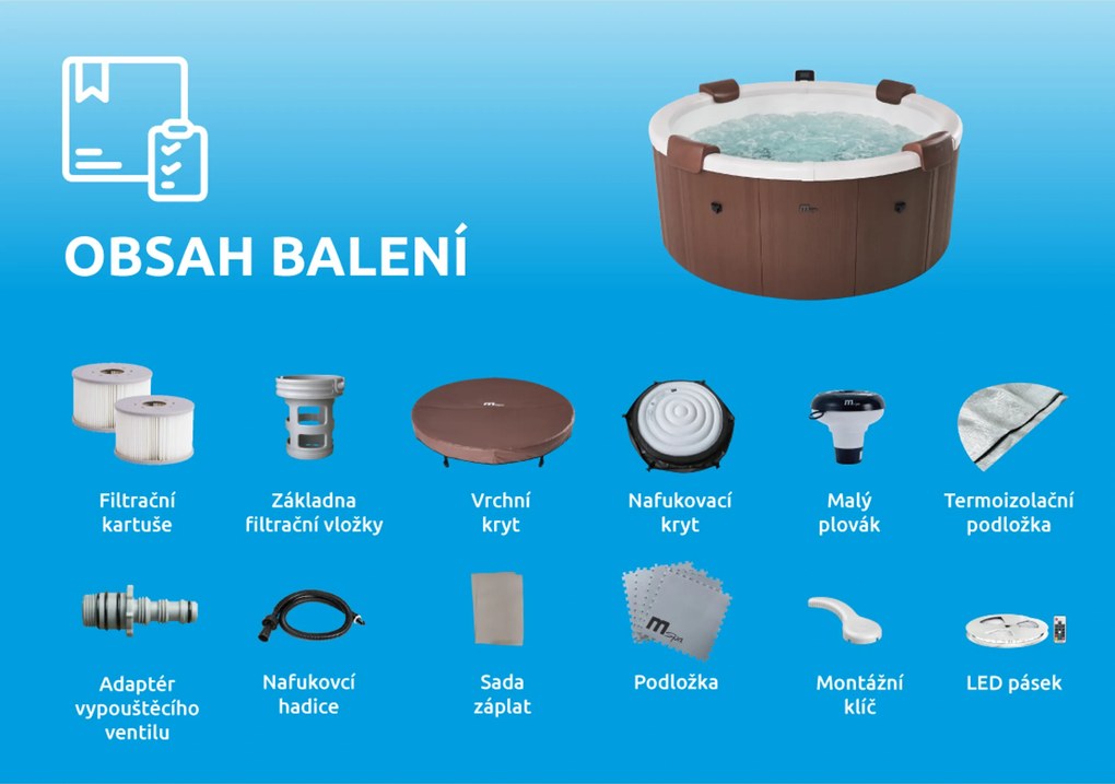 Mspa | Vírivý bazén MSPA Rova F-RO066W | 11400309