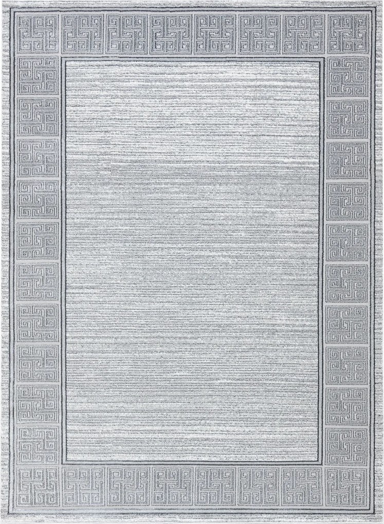 Dywany Łuszczów, Kusový koberec Allure 8783 l.grey/white, 80x150, šedá, kancelária