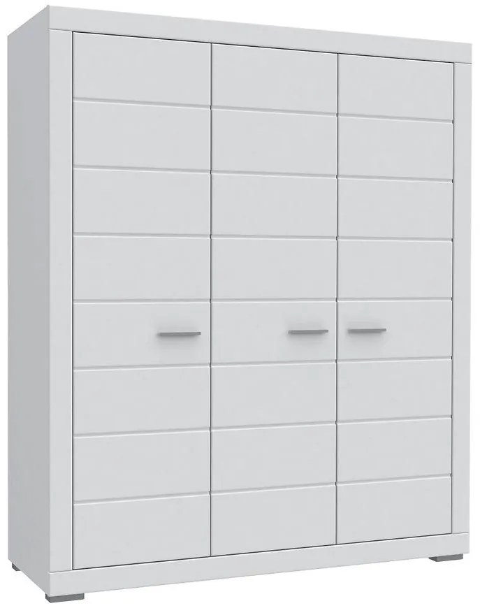 Skriňa Snow 3D SNWS83 biely mat