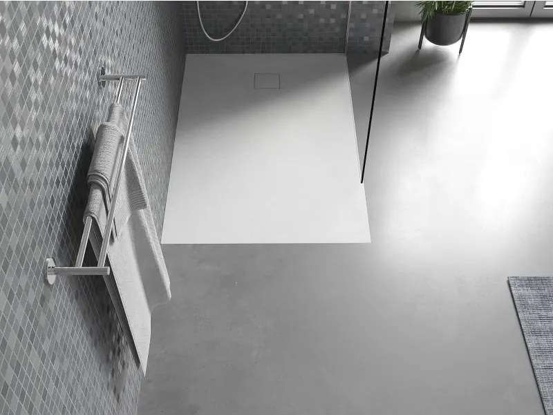 Mexen Bert obdĺžnikový sprchový kút SMC 90 x 70 cm, biely - 4K107090