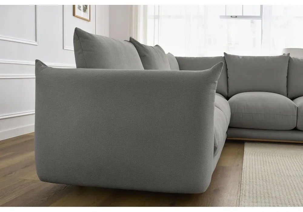 Sivá rohová pohovka Ernest – Bobochic Paris