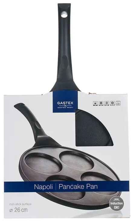 Panvica na 4 lievance s nepriľnavým povrchom NAPOLI, 26 cm