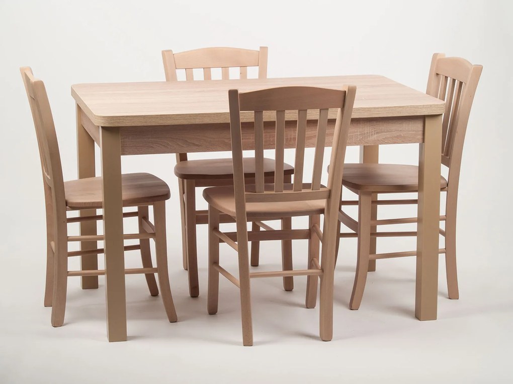 Stima Stôl TOP Vyberte odtieň ->: Tmavo hnedá, Vyberte rozmer ->: 80 x 80 + 50 cm