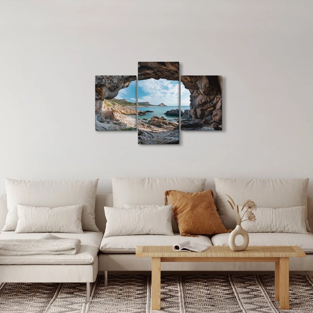 Obraz - Jaskyňa pri mori (90x60 cm)