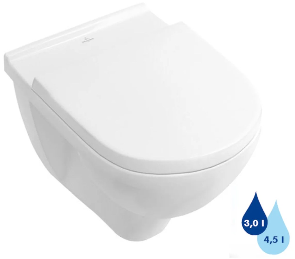 Wc závesné Villeroy & Boch O.Novo zadný odpad 56601001