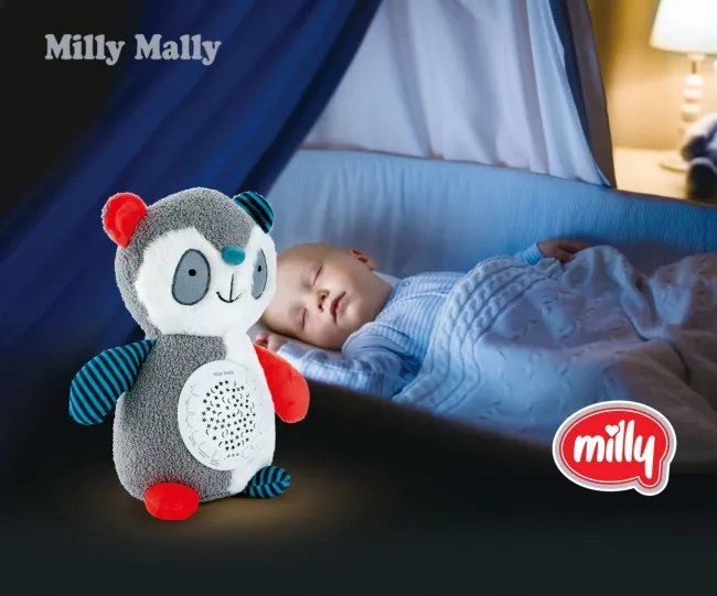 Plyšová hračka s projektorom Milly panda