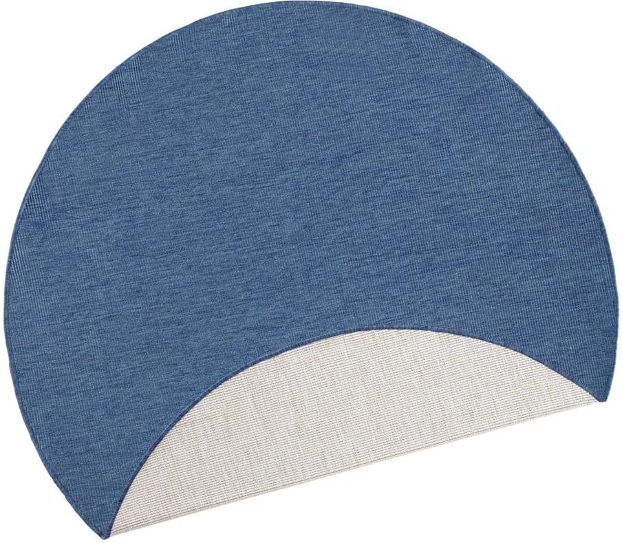 Modrý vonkajší koberec Bougari Miami, ø 140 cm
