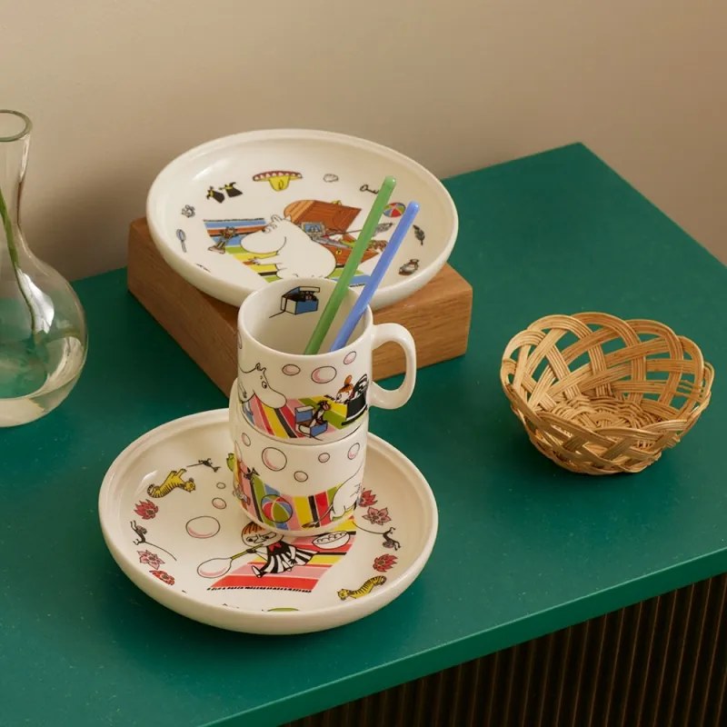 Set hrnčeka a taniera Moomin Little My, darčekový box