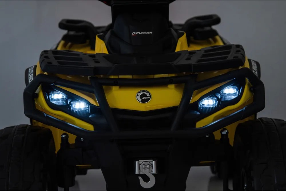 LEAN CARS Štvorkolka Can Am Outlander 4x4 DK-CA005 žltá