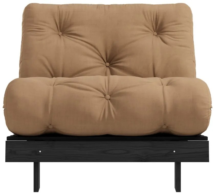 Hnedé kreslo Roots Black Night – Karup Design